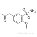 Benzenülfonamid, 2-metoksi-5- (2-oksopropil) CAS 116091-63-5